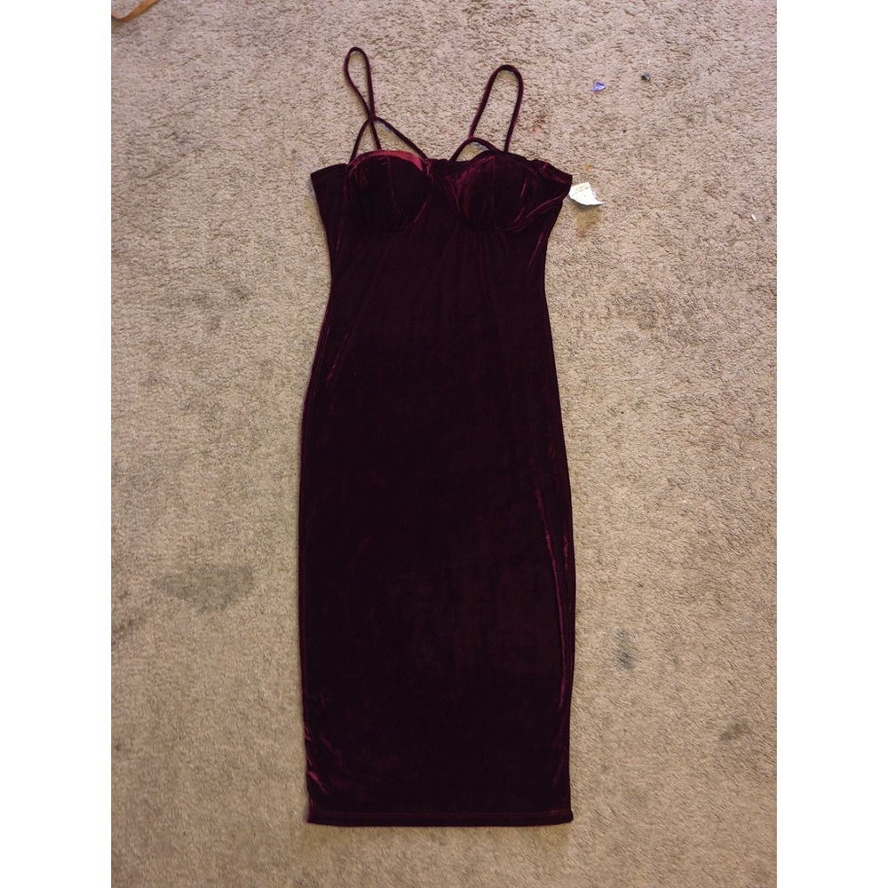 Crushed Velvet Dress